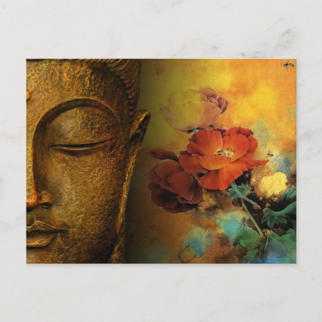 Buddha Art Postkarte (Vorderseite)