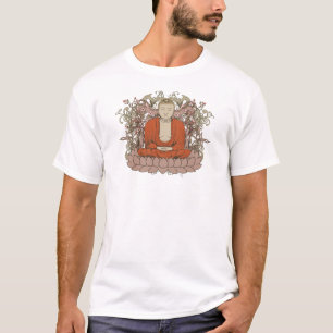 Buddha auf Lotos-Blume T-Shirt