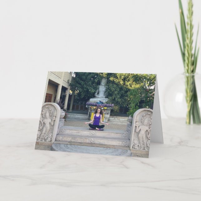 Buddha auf Oxnard Karte (Vorderseite)