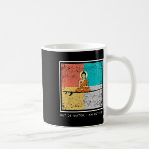 Buddha Auf Surfboard - Ohne Wasser Bin Ich Nichts Kaffeetasse