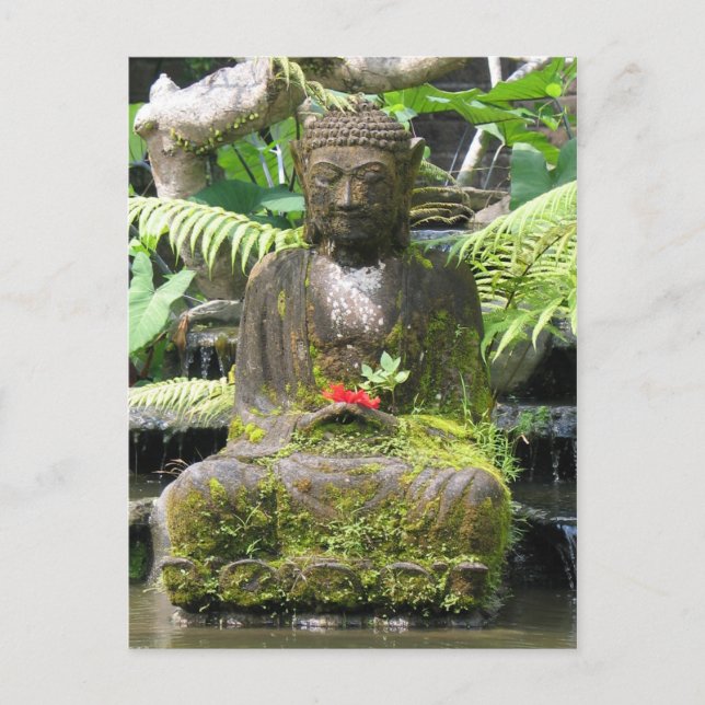 Buddha Bali Postkarte (Vorderseite)