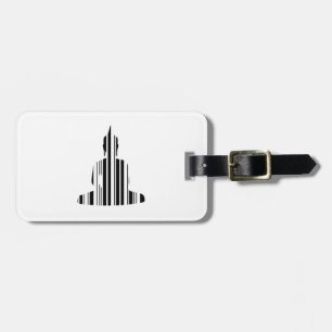 BUDDHA BAR CODE Buddhistisches Barcode-Musterdesig Gepäckanhänger