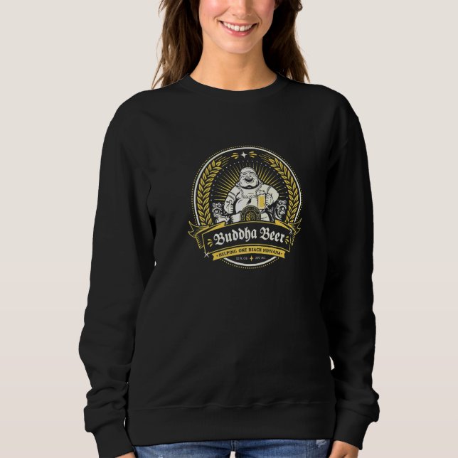 Buddha Beer Label Sweatshirt (Vorderseite)