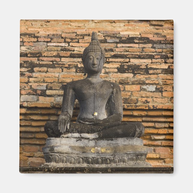 Buddha bei Wat Mahathat. Magnet (Vorne)