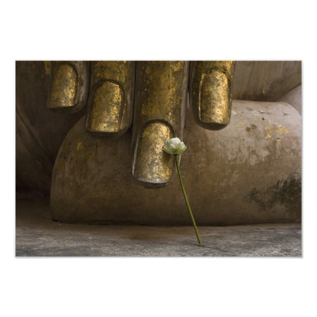 Buddha bei Wat Si Chum. Fotodruck (Vorne)