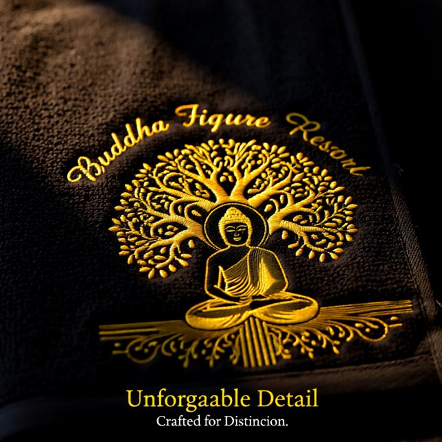 Buddha Beneath Heiliger Baum Badhandtuch Set (Von Creator hochgeladen)