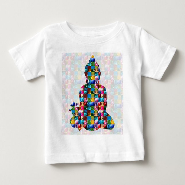 BUDDHA-Bewusstsein: Gerollt in JUWELEN Baby T-shirt (Vorderseite)