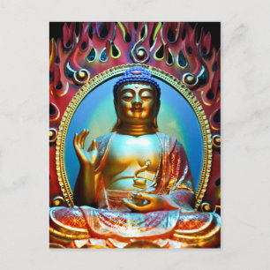 "Buddha Bless You" Postkarte