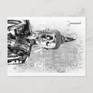 Buddha Blessing Postkarte
