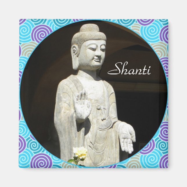 Buddha Blues Shanti Magnet (Vorne)