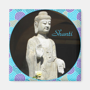 Buddha-Bluessegen Magnet