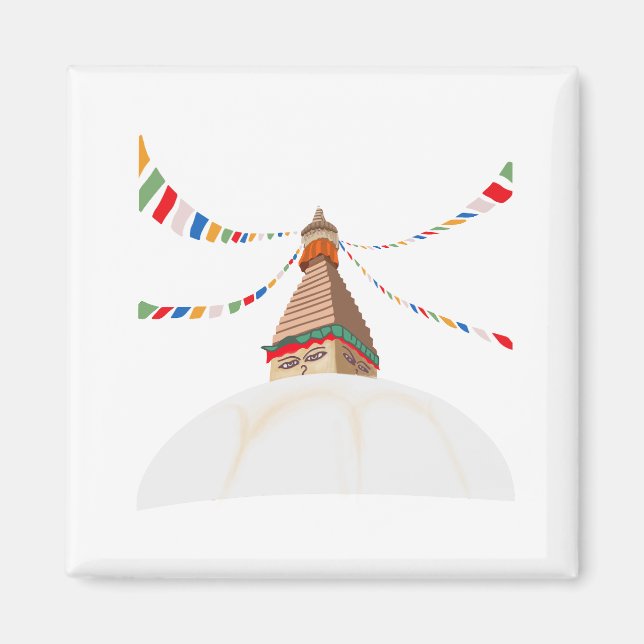 Buddha Boudha Swayambhu Magnet (Vorne)