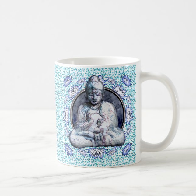 Buddha Breathe Kaffeetasse (Rechts)