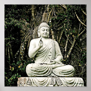 Buddha, Buddhismus, asiatisch, traditionell, Poster