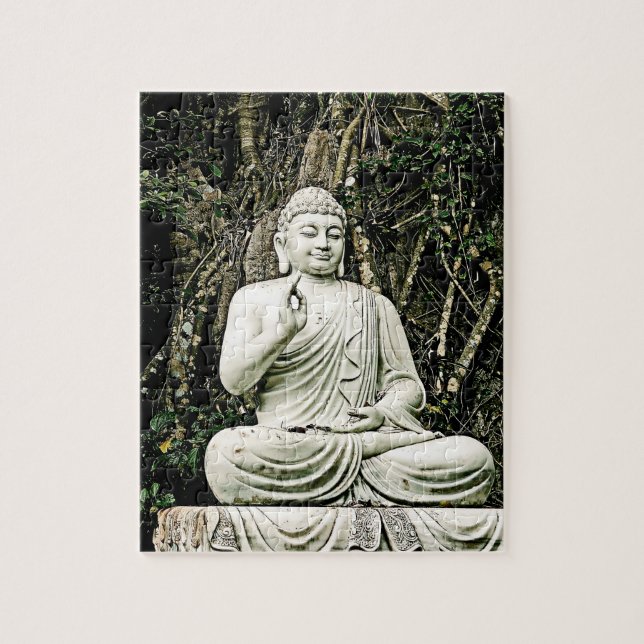 Buddha, Buddhismus, asiatisch, traditionell, Puzzle (Vertikal)
