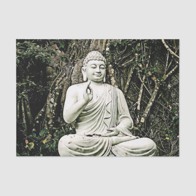 Buddha, Buddhismus, asiatisch, traditionell, Seidenpapier (Vorderseite)