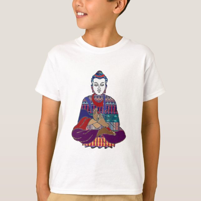 BUDDHA Buddhismus Kind Liebe leichte Hingabe NVN63 T-Shirt (Vorderseite)