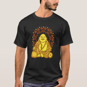 Buddha Buddhismus Zen Spirituell Yoga Meditation B T-Shirt