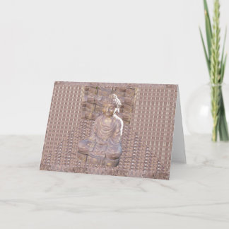 Buddha Buddhist Spirituelle Statue Idol Peace Happ Feiertagskarte