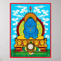 BUDDHA BUN POSTER