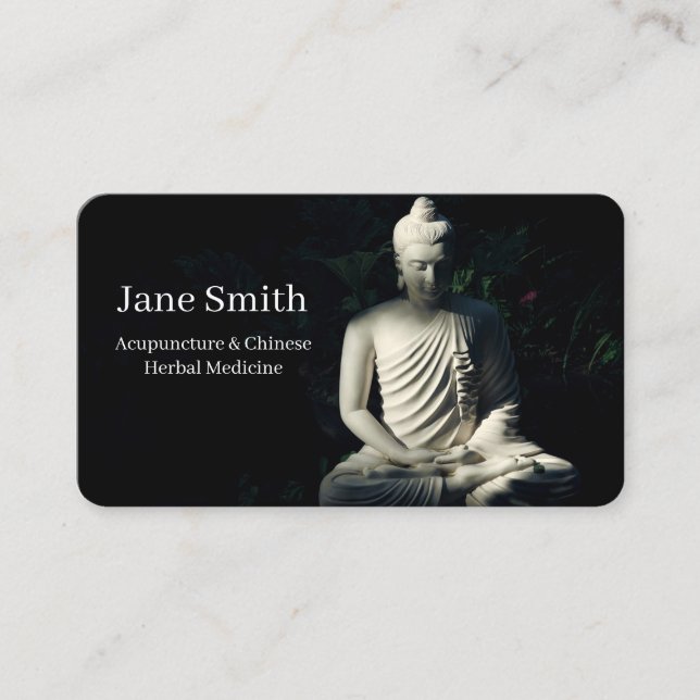 Buddha Business Card Visitenkarte (Vorderseite)