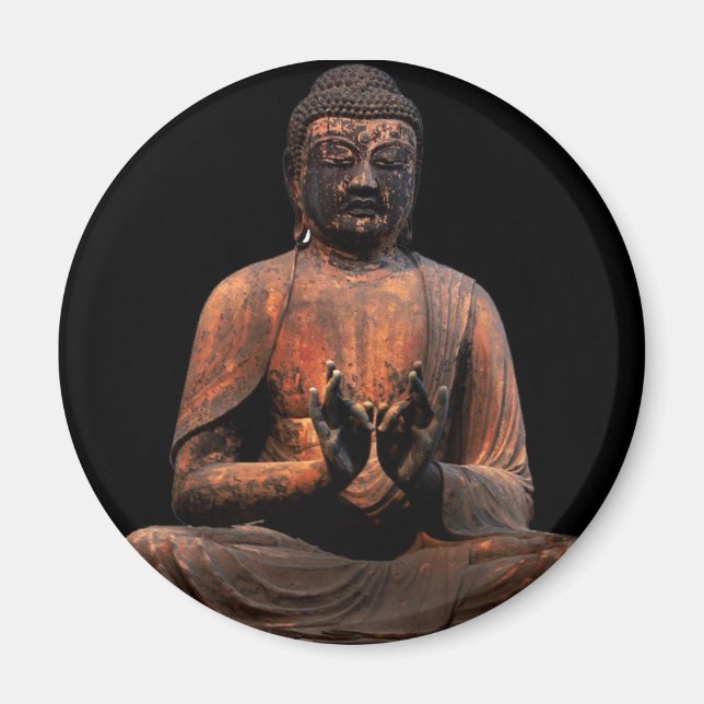 Buddha Coffee Tasse Magnet (Vorne)