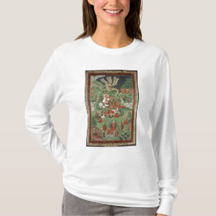 Buddha, der einen Büschel des Haares schneidet T-Shirt