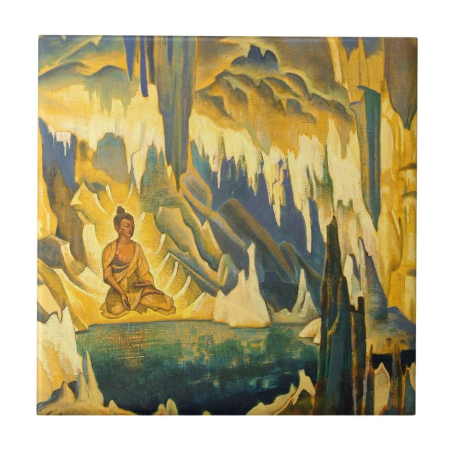 Buddha der Gewinner (buddhistische Kunst) (von Roe Fliese (Vorderseite)