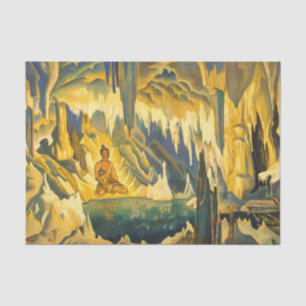 Buddha der Gewinner (buddhistische Kunst) (von Roe Seidenpapier