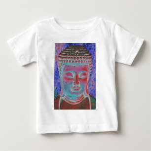 Buddha des gemalten Kaleidoskops Baby T-shirt