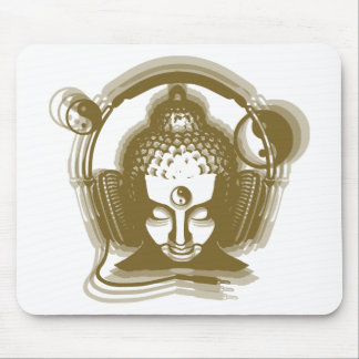 Buddha-Diskjockey Mousepad
