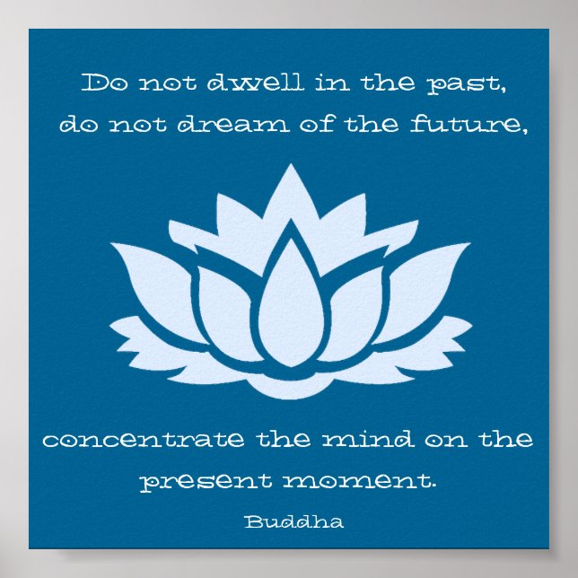 Buddha Dream Quote Inspiration Poster (Vorne)