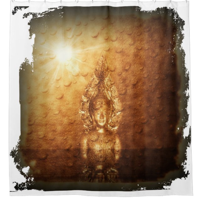 Buddha Duschvorhang (Vorderseite)