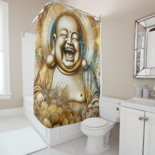 Buddha Duschvorhang
