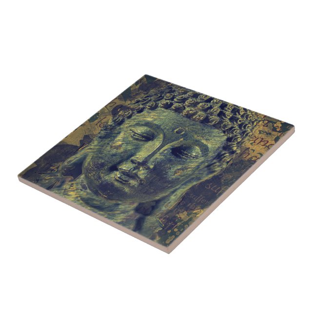 Buddha-Ende des Leidens Fliese (Seite)