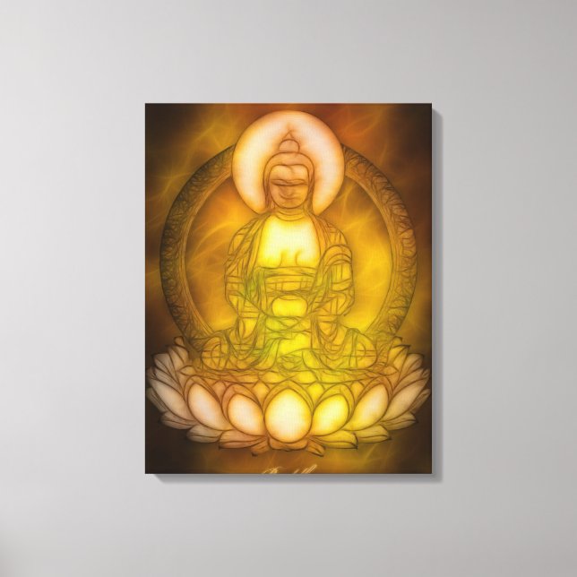 Buddha Energie 1 Leinwanddruck (Vorderseite)