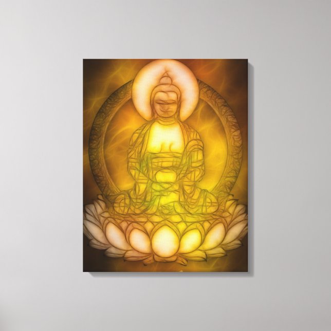 Buddha Energie 1 Leinwanddruck (Vorderseite)
