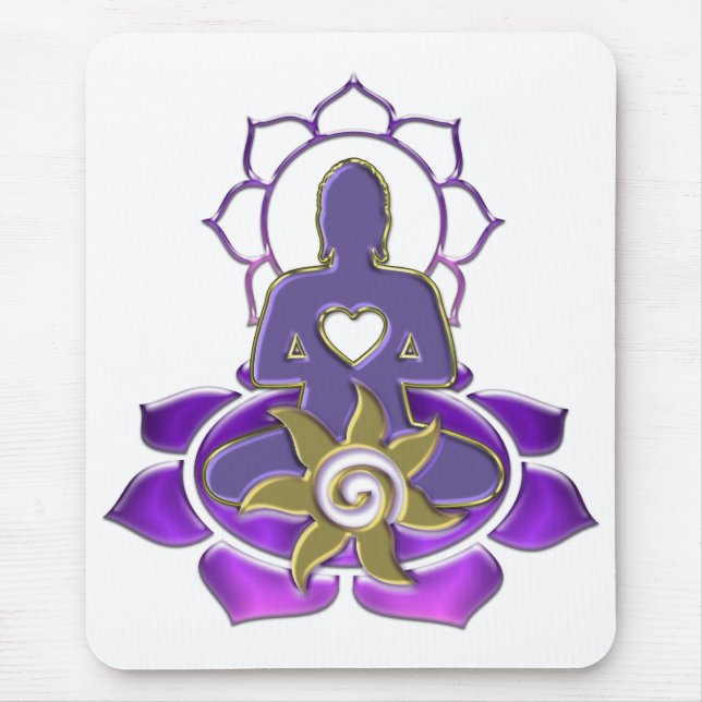 BUDDHA energy | make your own background Mousepad (Vorne)