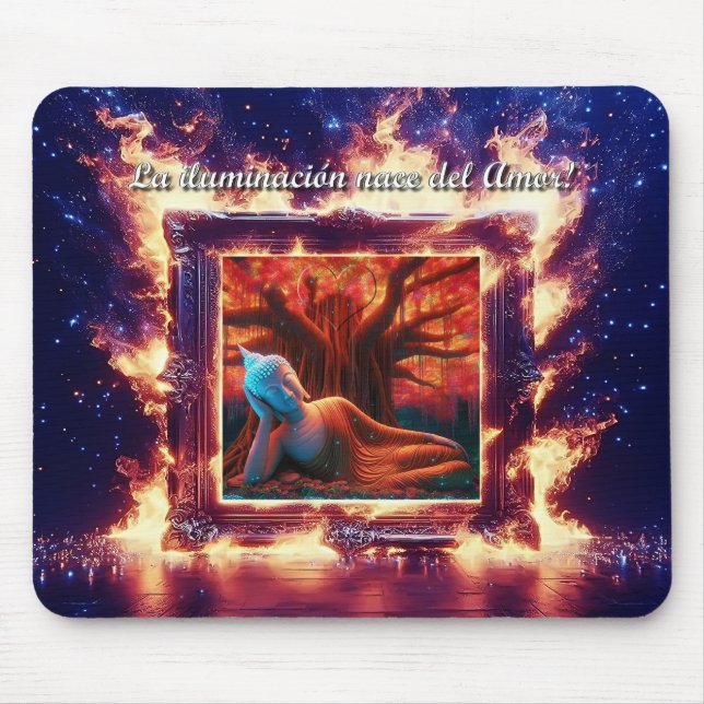 Buddha es Amor Propio Mousepad (Vorne)