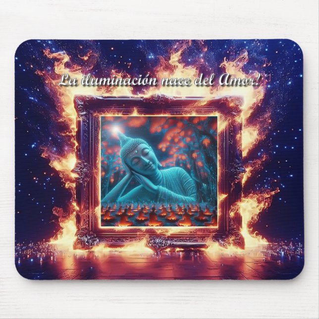 Buddha es Amor Propio Mousepad (Vorne)