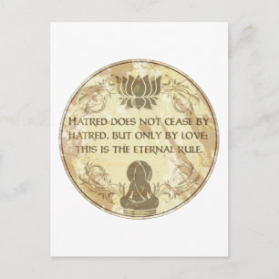 Buddha Eternal Rule Postkarte