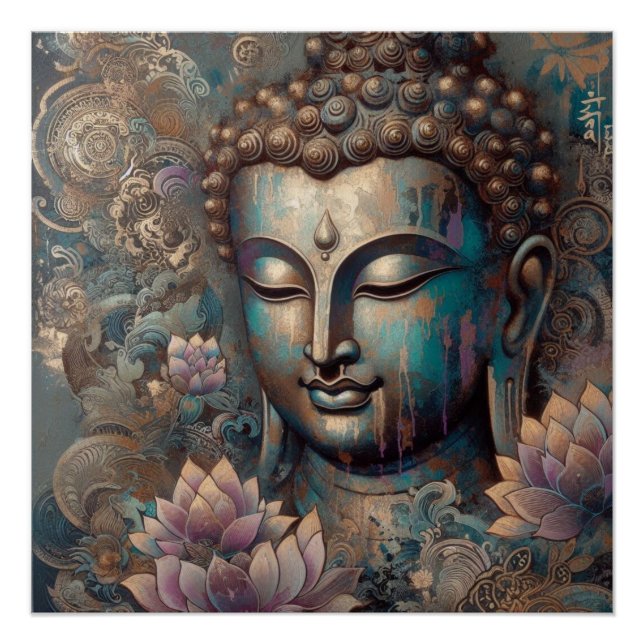 BUDDHA FACE MALETING #10 POSTER (Vorderseite)