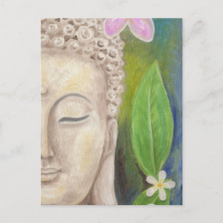 Buddha Face postcard Postkarte