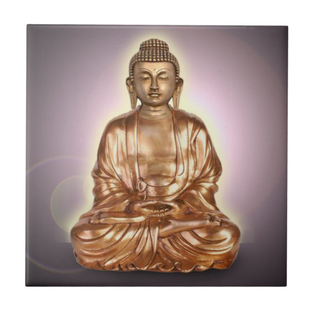 Buddha Fliese (Vorderseite)