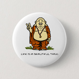Buddha-Friedensknopf Button
