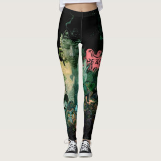 Buddha-FriedensRuhe-beruhigender Farbfrauen Leggings