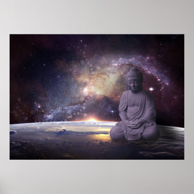 Buddha Galaxy Poster (Vorne)