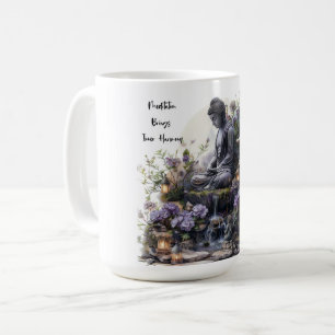 Buddha Garden Tasse Wasserfarbe