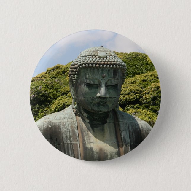 Buddha-Gedanken Button (Vorderseite)