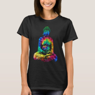 Buddha Gefärbte Krawatte Vintag Yoga Spirituelle Z T-Shirt